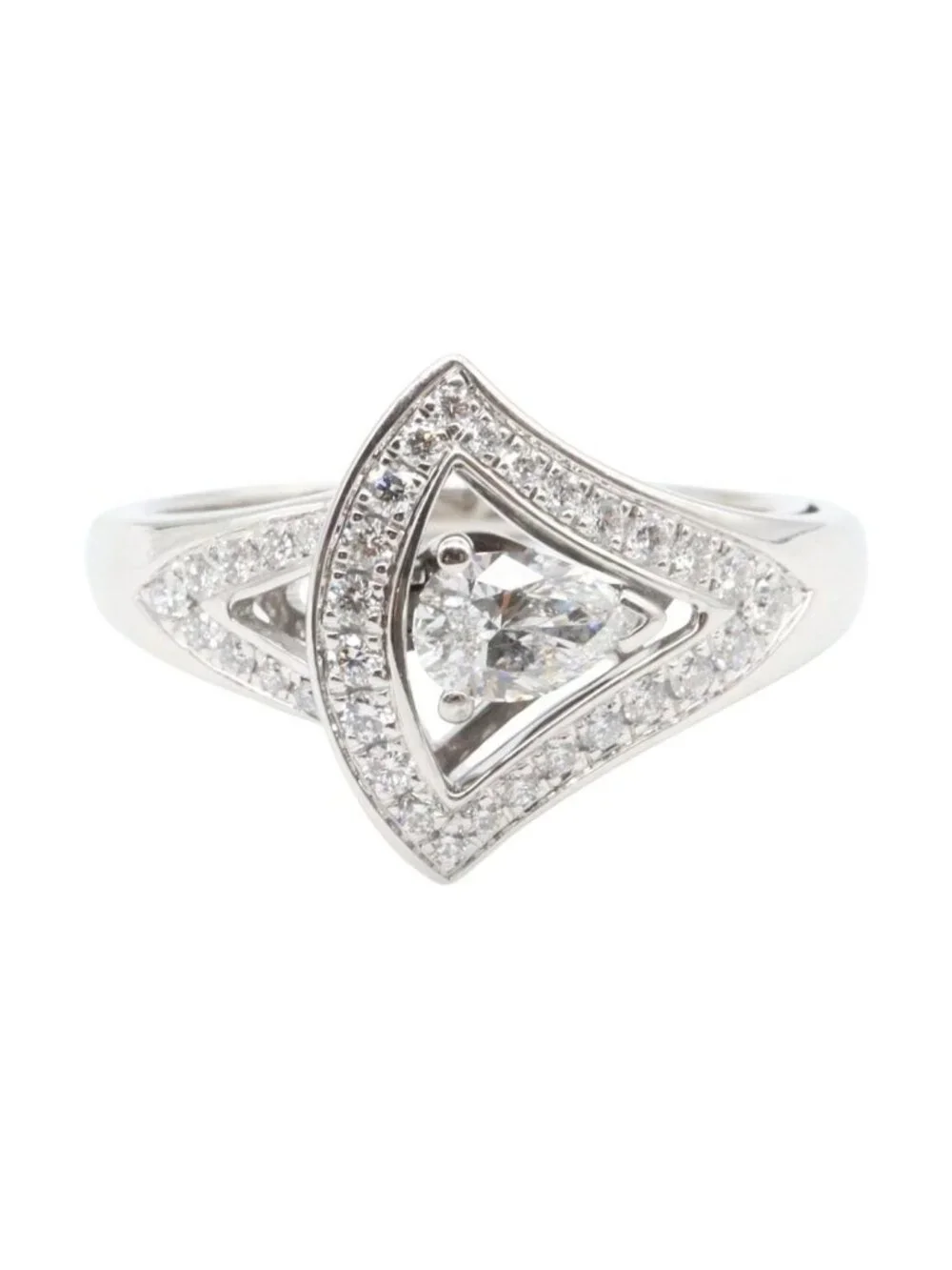 Bvlgari Ring Divadream Diamond 18K White Gold